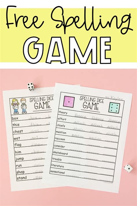 spelling games